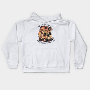 Tattoo skull and rat Kids Hoodie